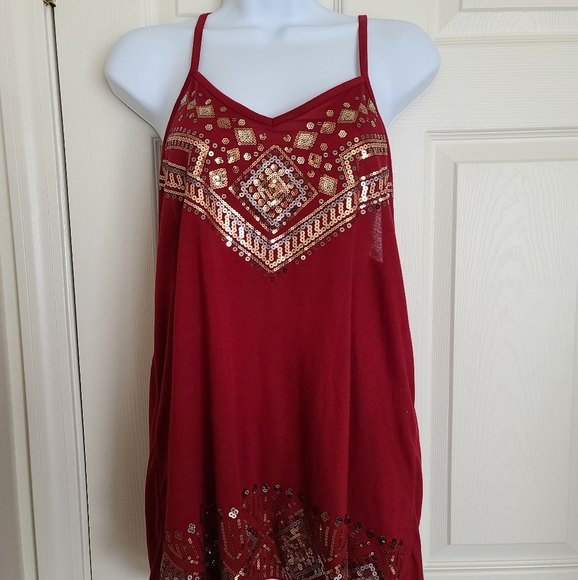 No Boundaries Tops - 4/$20 Sequin Tank Top